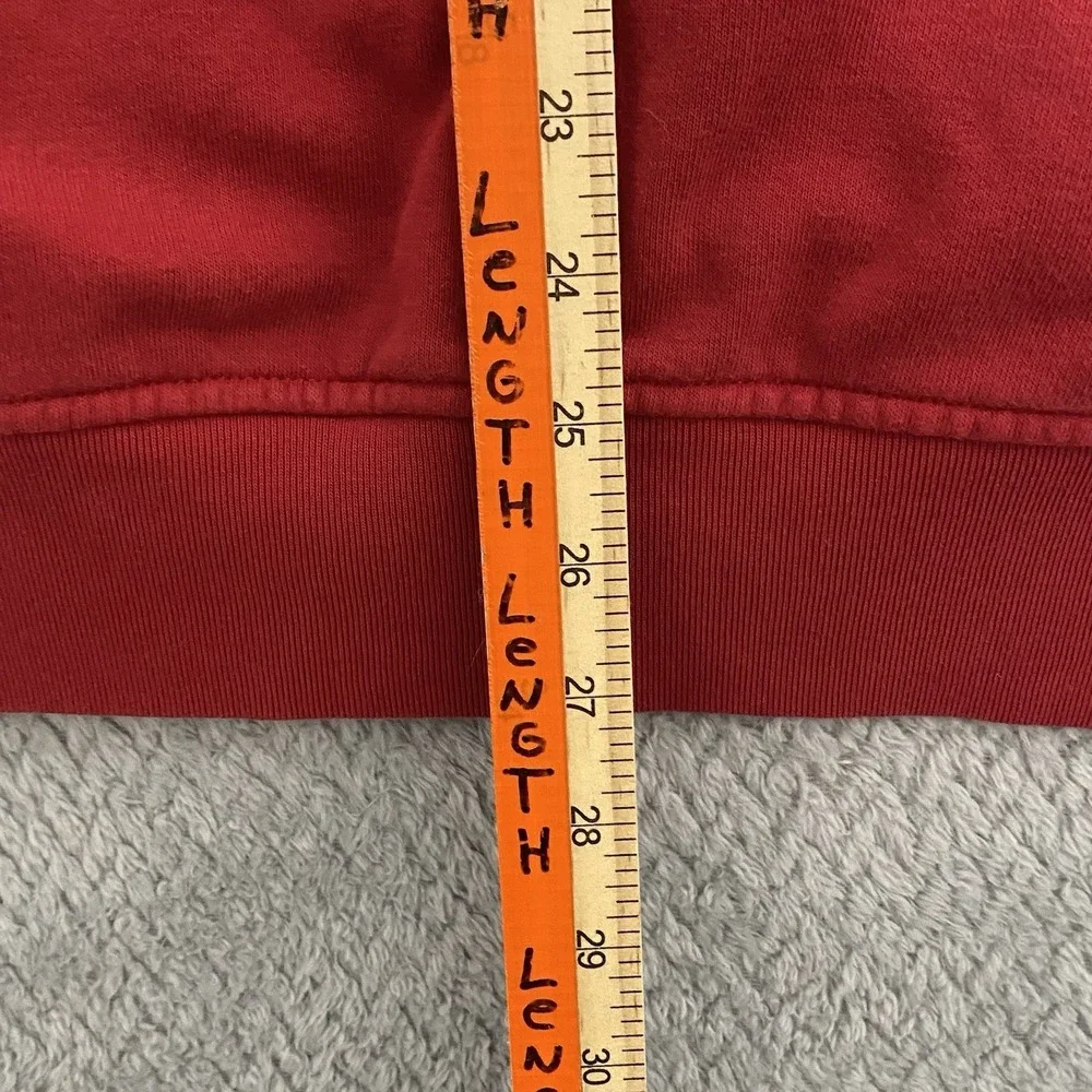 Levi's Sweatshirt Hoodie Mens Sz XL Red Long Sleeve Big Logo